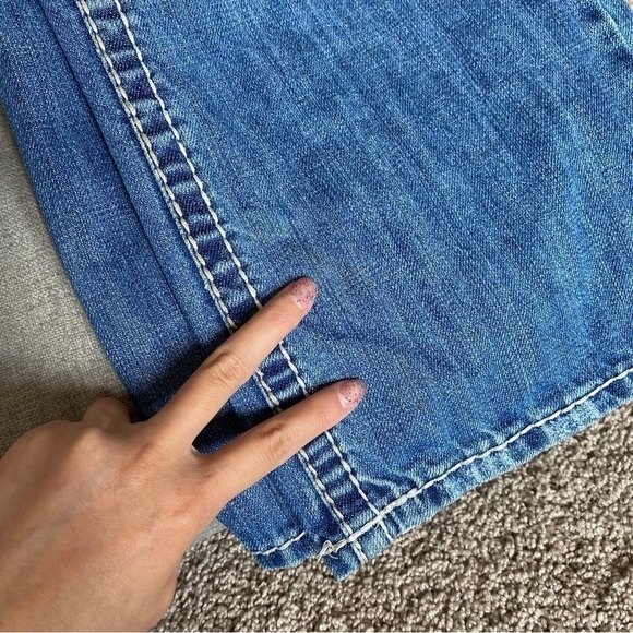 Rock & Roll Cowboy Double Barrel Relaxed Straight Leg Jeans Mens 33X36 - Picture 9 of 14